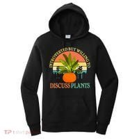 Retro Introverted But Willing To Discuss Plants Women's Hoodie thumb 0