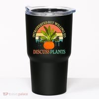 Retro Introverted But Willing To Discuss Plants Tumbler thumb 0