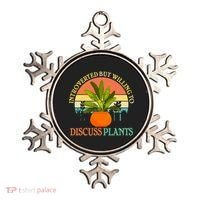 Retro Introverted But Willing To Discuss Plants Ornament thumb 0