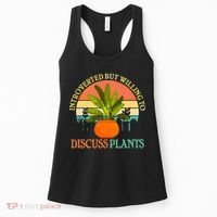Retro Introverted But Willing To Discuss Plants Women's Tank Top thumb 0