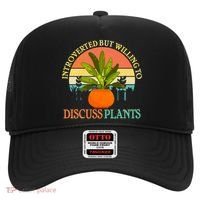 Retro Introverted But Willing To Discuss Plants Hat thumb 0