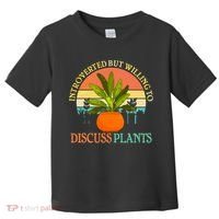 Retro Introverted But Willing To Discuss Plants Toddler T-Shirt thumb 0