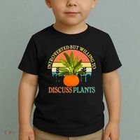 Retro Introverted But Willing To Discuss Plants Toddler T-Shirt thumb 2