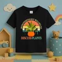 Retro Introverted But Willing To Discuss Plants Toddler T-Shirt thumb 3