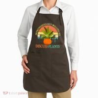 Retro Introverted But Willing To Discuss Plants Apron thumb 2