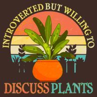 Retro Introverted But Willing To Discuss Plants T-Shirt thumb 7