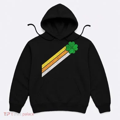 Retro Irish Clover Comet Hoodie