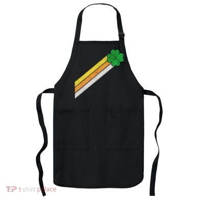 Retro Irish Clover Comet Apron