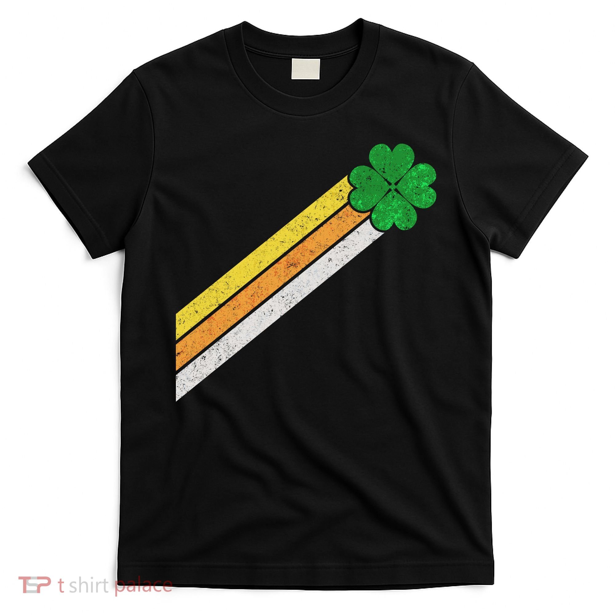 Retro Irish Clover Comet T-Shirt