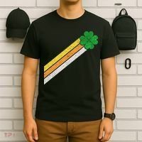 Retro Irish Clover Comet T-Shirt thumb 6