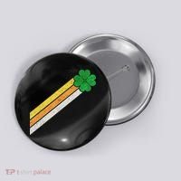 Retro Irish Clover Comet Button thumb 0