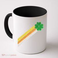 Retro Irish Clover Comet Coffee Mug thumb 0