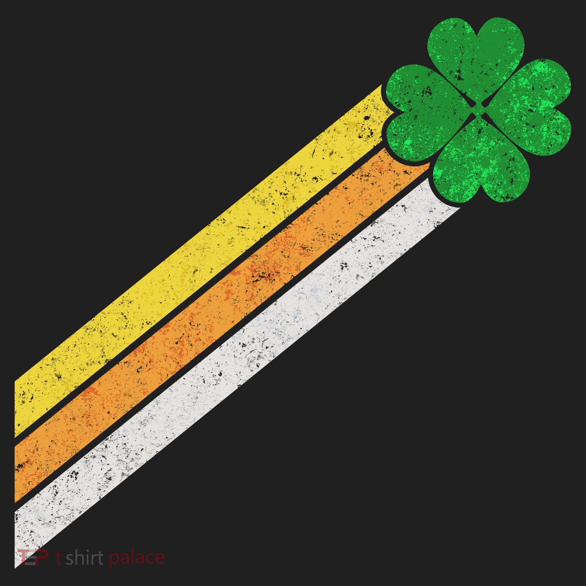 Retro Irish Clover Comet Beanie
