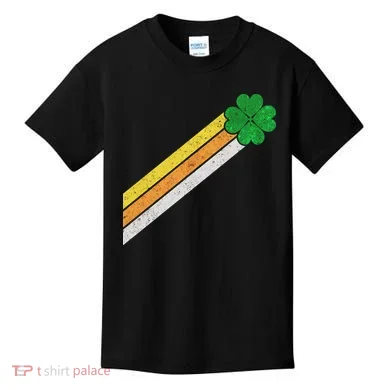 Retro Irish Clover Comet Kids T-Shirt