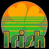 Retro Irish Shamrock Emblem Women's Long Sleeve Shirt thumb 2