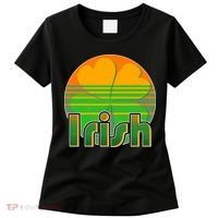 Retro Irish Shamrock Emblem Women's T-Shirt thumb 0