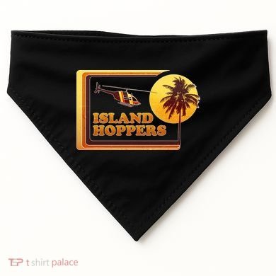 Retro Island Hoppers  USA-Made Doggie Bandana