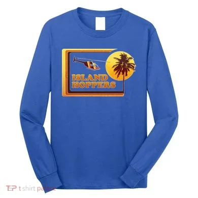 Retro Island Hoppers  Long Sleeve Shirt