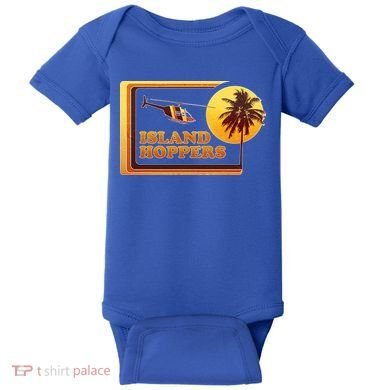 Retro Island Hoppers  Baby Bodysuit