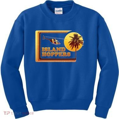 Retro Island Hoppers  Kids Sweatshirt