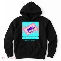 Retro Japanese Vaporwave Mix Tape Hoodie thumb 0
