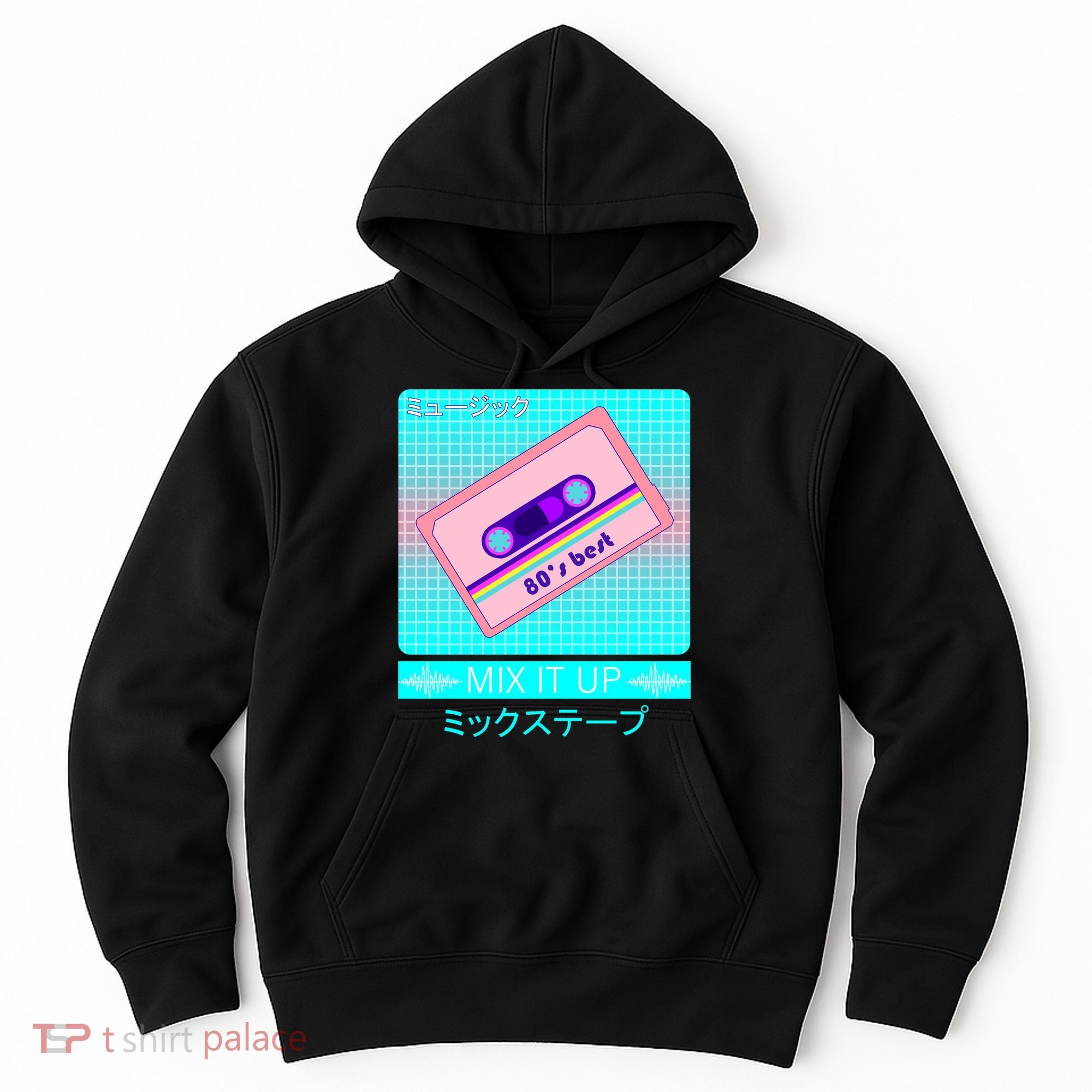 Retro Japanese Vaporwave Mix Tape Hoodie