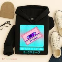 Retro Japanese Vaporwave Mix Tape Hoodie thumb 4