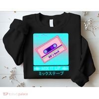 Retro Japanese Vaporwave Mix Tape Sweatshirt thumb 2