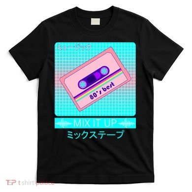 Retro Japanese Vaporwave Mix Tape T-Shirt