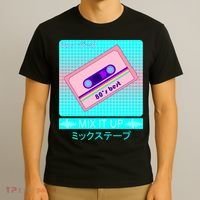 Retro Japanese Vaporwave Mix Tape T-Shirt thumb 3