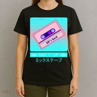 Retro Japanese Vaporwave Mix Tape T-Shirt thumb 4