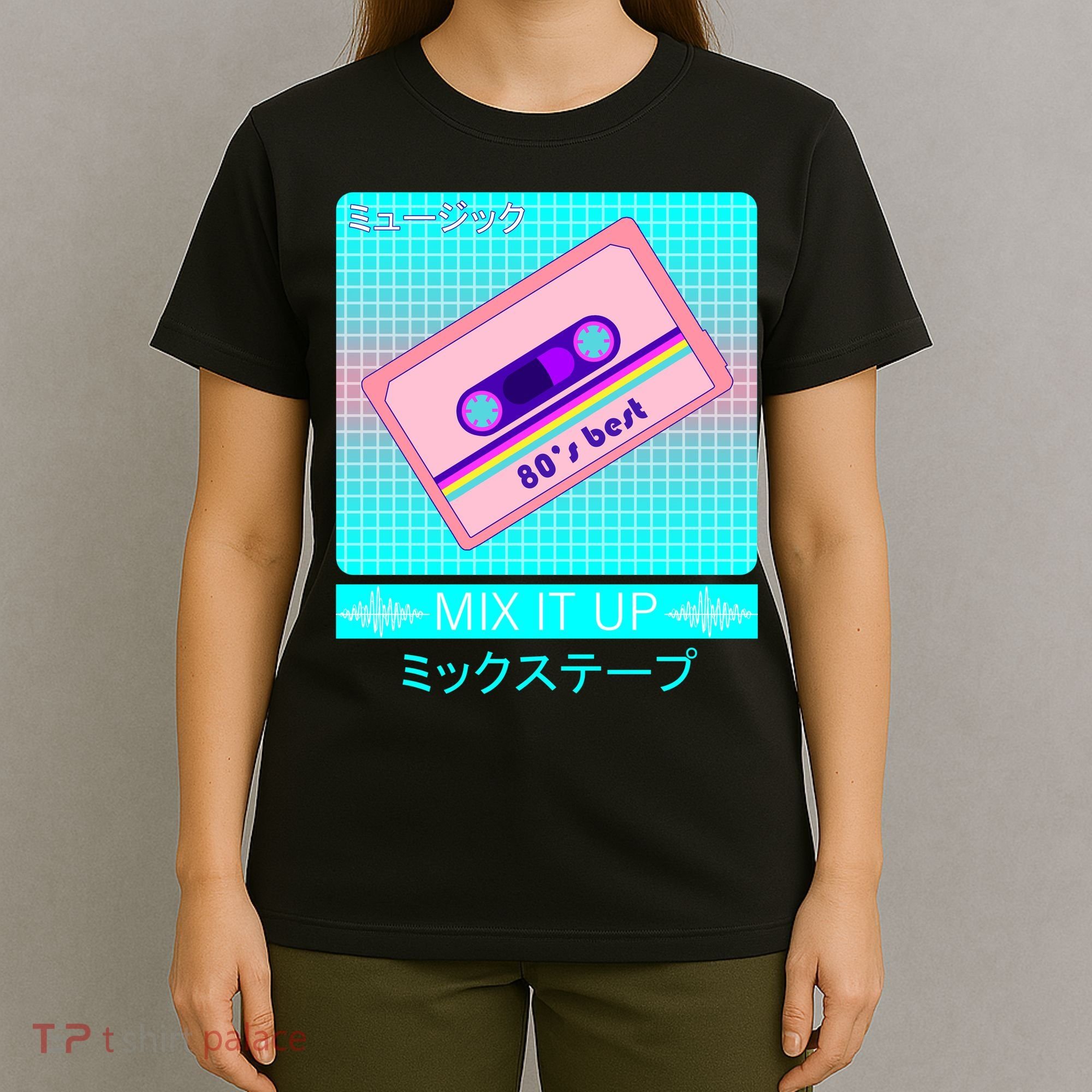 Retro Japanese Vaporwave Mix Tape T-Shirt