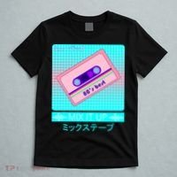 Retro Japanese Vaporwave Mix Tape T-Shirt thumb 5