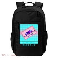 Retro Japanese Vaporwave Mix Tape Backpack thumb 0
