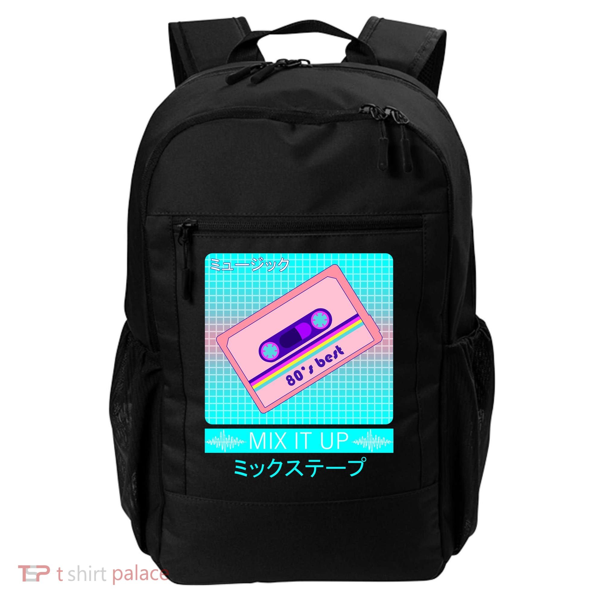 Retro Japanese Vaporwave Mix Tape Backpack
