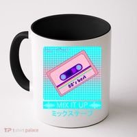 Retro Japanese Vaporwave Mix Tape Coffee Mug thumb 0