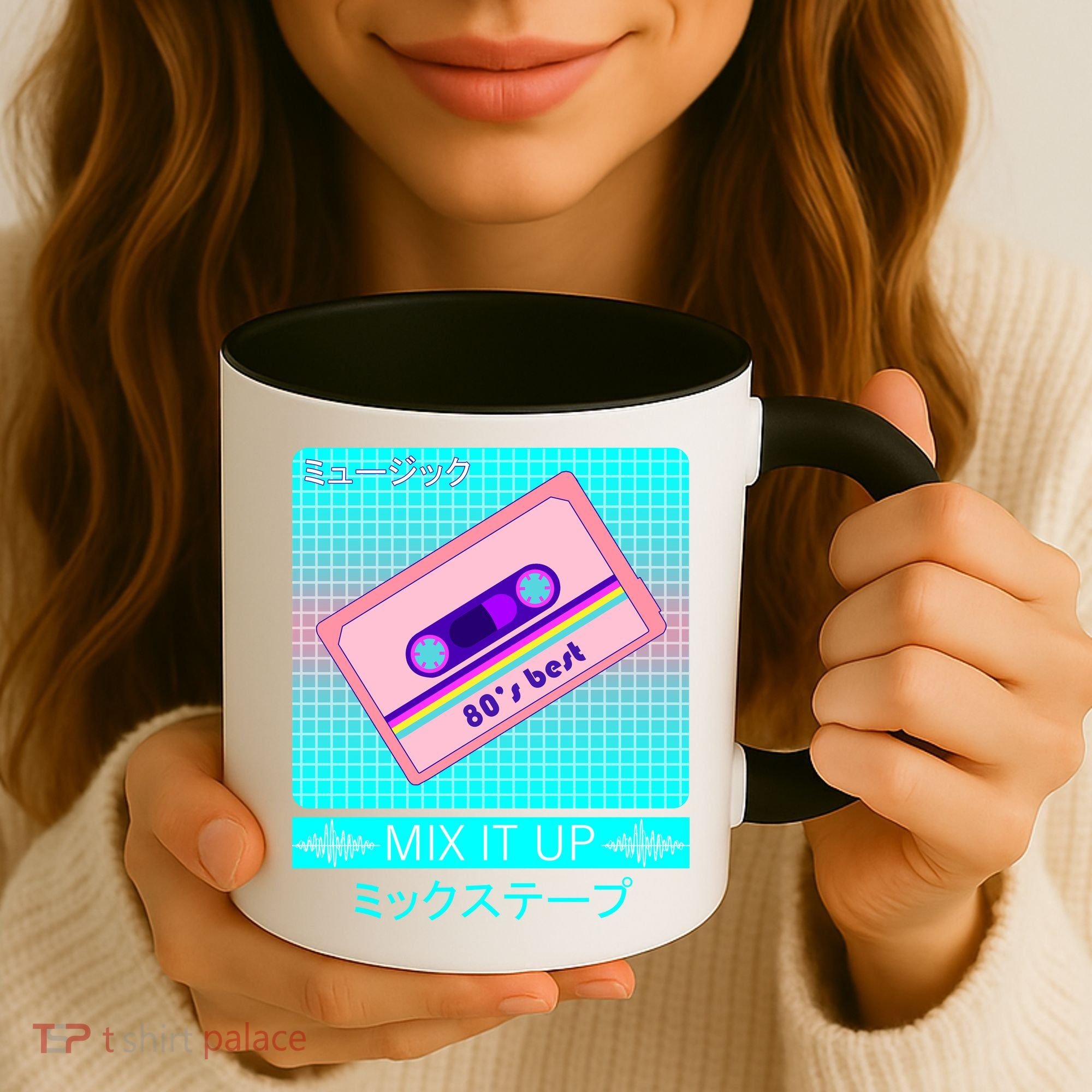 Retro Japanese Vaporwave Mix Tape Coffee Mug