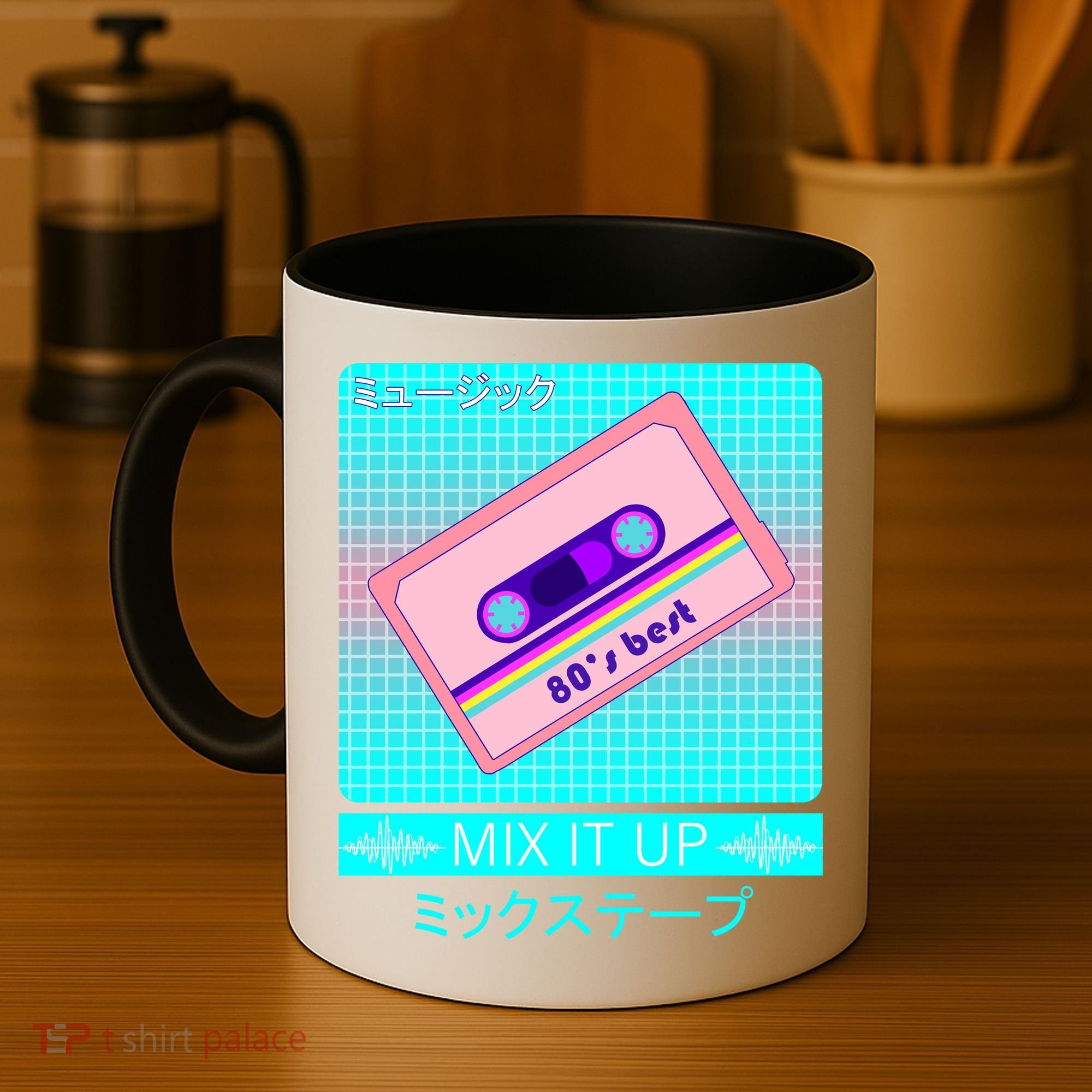 Retro Japanese Vaporwave Mix Tape Coffee Mug