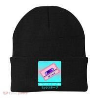 Retro Japanese Vaporwave Mix Tape Beanie thumb 0
