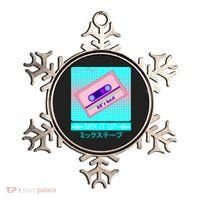 Retro Japanese Vaporwave Mix Tape Ornament thumb 0