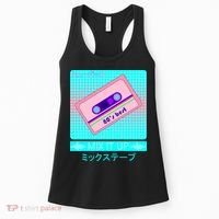Retro Japanese Vaporwave Mix Tape Women's Tank Top thumb 0