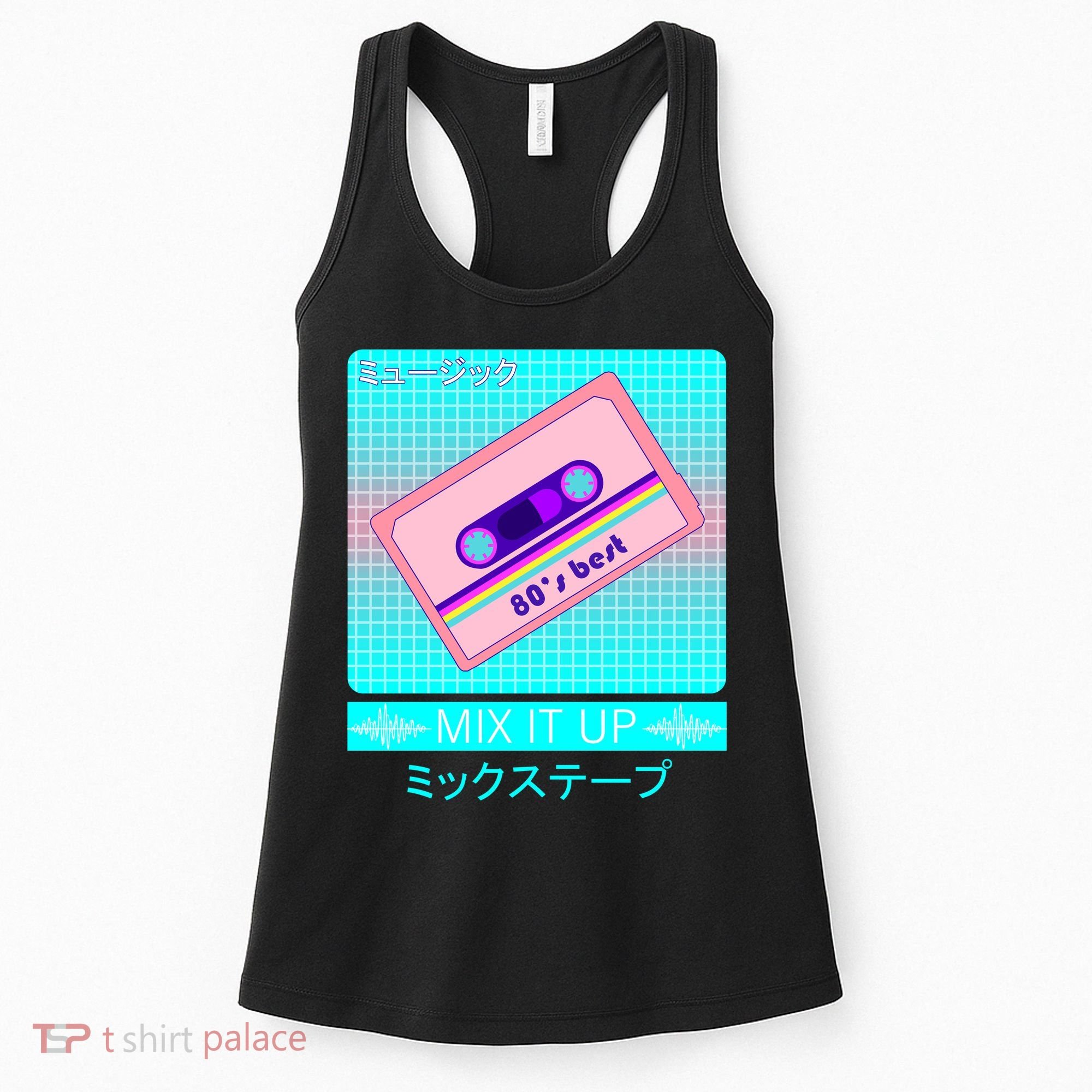 Retro Japanese Vaporwave Mix Tape Women's Tank Top