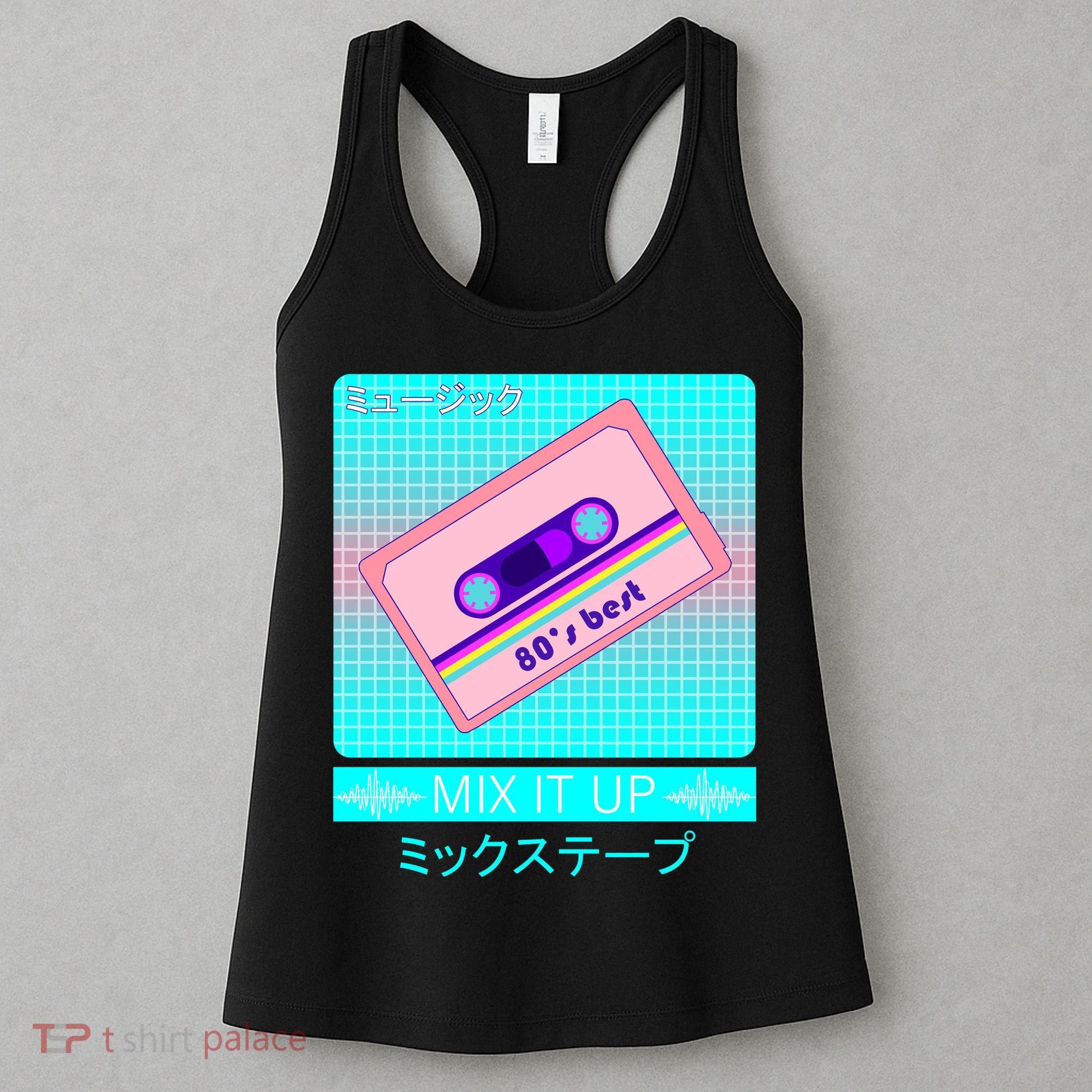 Retro Japanese Vaporwave Mix Tape Women's Tank Top