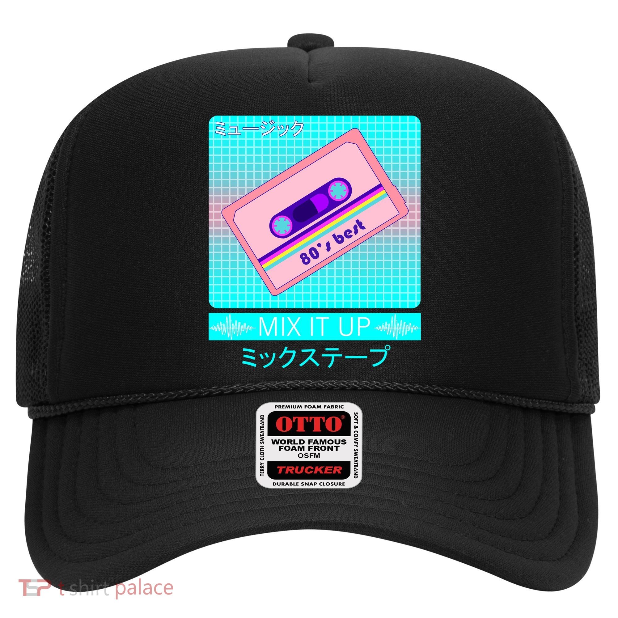 Retro Japanese Vaporwave Mix Tape Hat