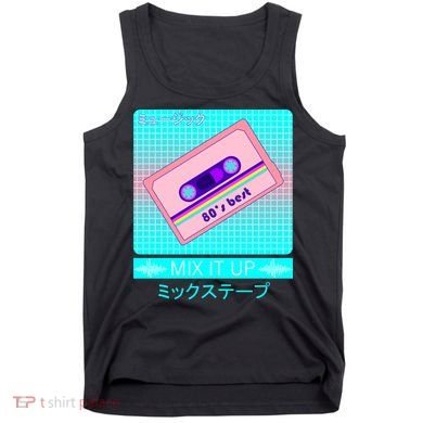 Retro Japanese Vaporwave Mix Tape Tank Top