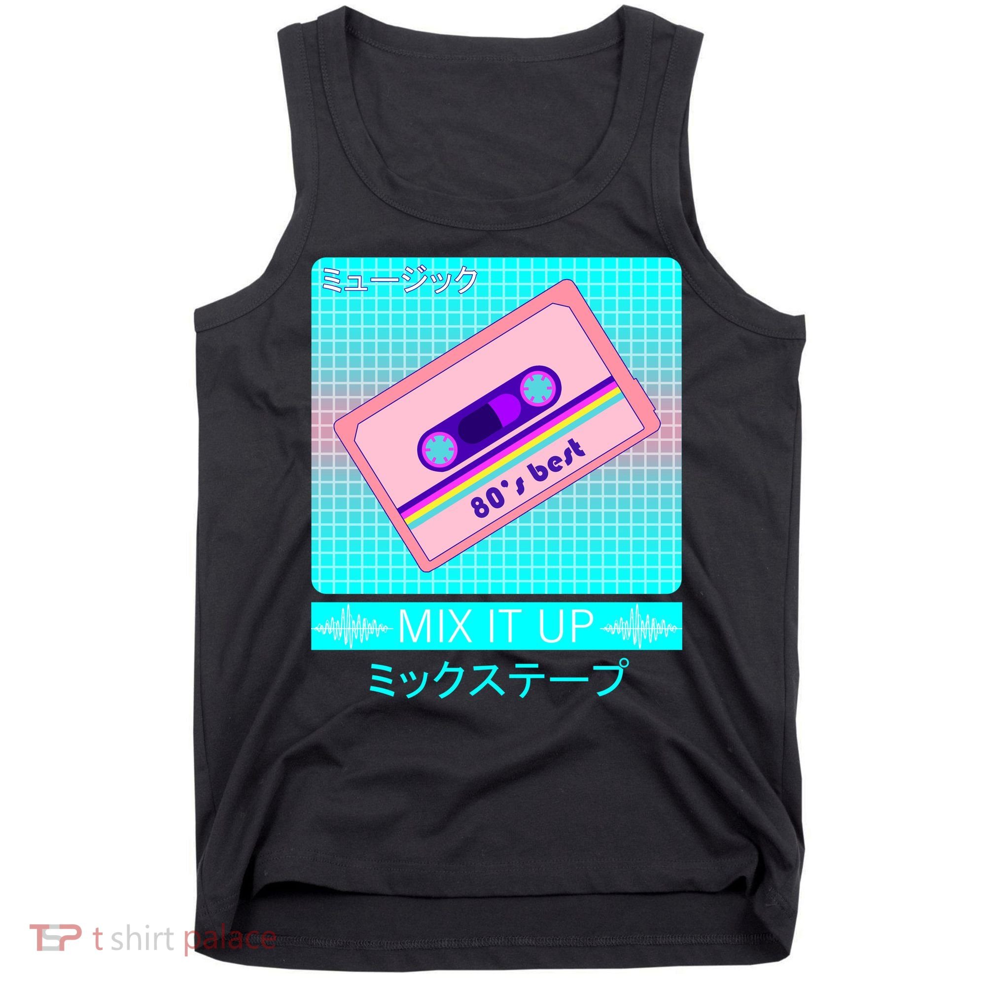 Retro Japanese Vaporwave Mix Tape Tank Top