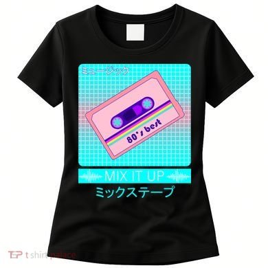 Retro Japanese Vaporwave Mix Tape Women's T-Shirt