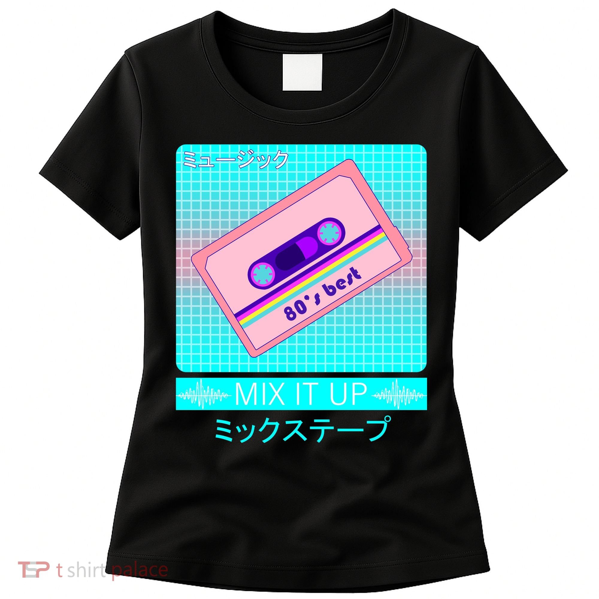 Retro Japanese Vaporwave Mix Tape Women's T-Shirt