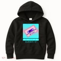 Retro Japanese Vaporwave Mix Tape Kids Hoodie thumb 0