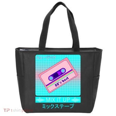 Retro Japanese Vaporwave Mix Tape Tote Bag